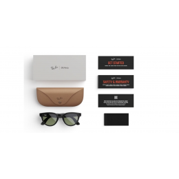Умные очки Ray-Ban Meta* HeadLiner (RW4013) Shiny Black/G15 Green 50мм(М), gen 2